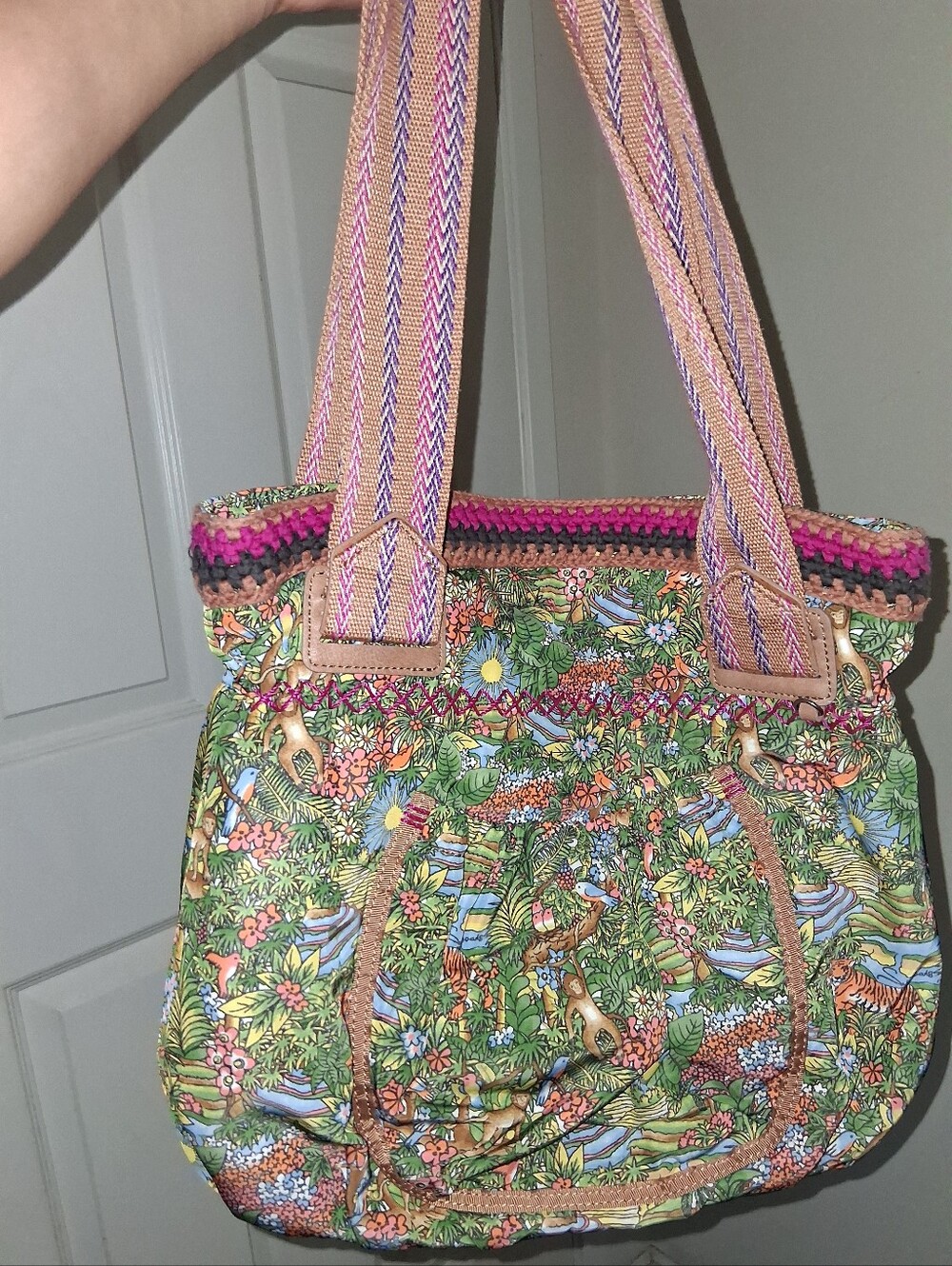 Sakroots/ The Sak jungle Print Tote